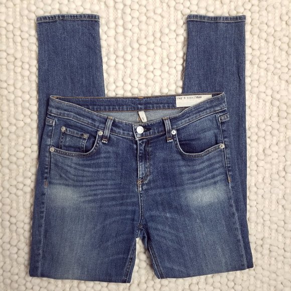 Rag & Bone DASH Relaxed Skinny Jeans 26 - Picture 4 of 9